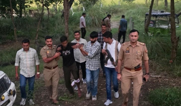 एसओजी टीम व थाना मगोर्रा पुलिस ने मुठभेड़  के दौरान अंतर्राज्यीय चोर किए गिरफ्तार
