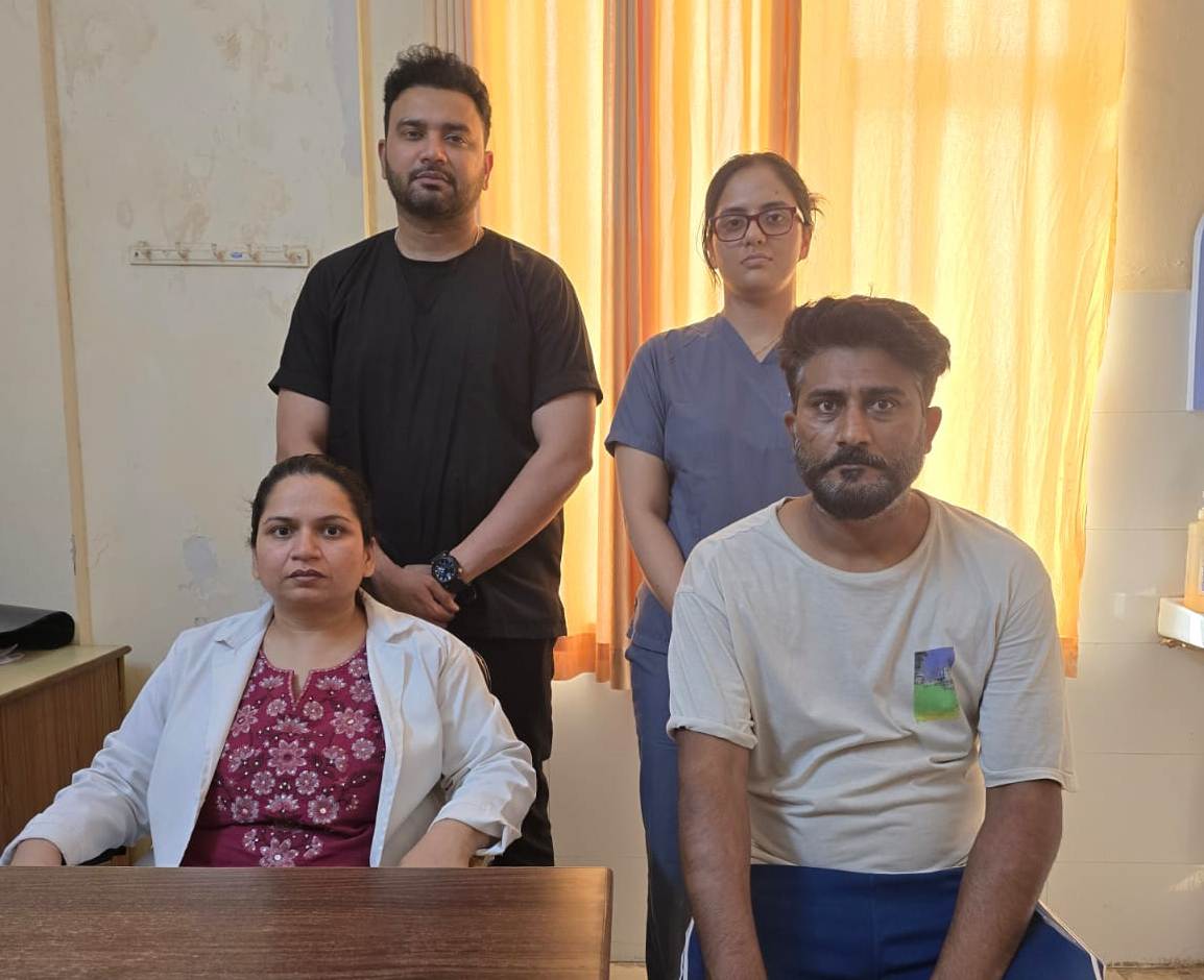 दिल्ली से निराश लौटे जावेद को के.डी. हॉस्पिटल में मिली जीने की आस