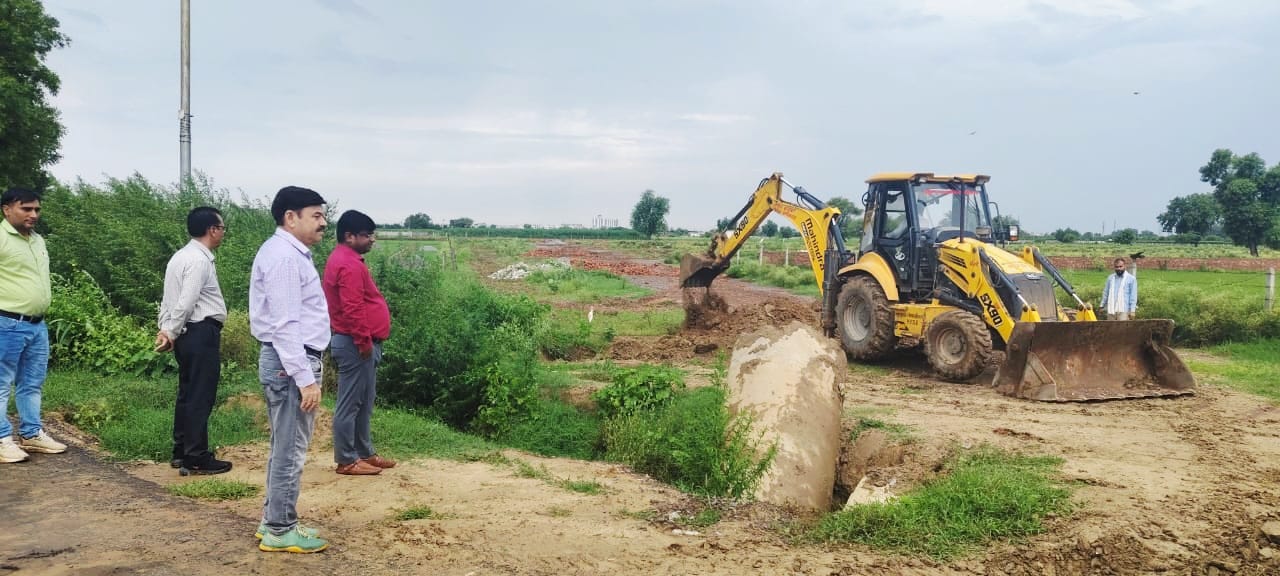 9.38 एकड में विकसित हो रहीं तीन कॉलोनी पर एमवीडीए ने की कार्यवाही