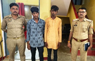 सट्टे की खाई बाडी करते हुए दो अभियुक्तों को किया गिरफ्तार