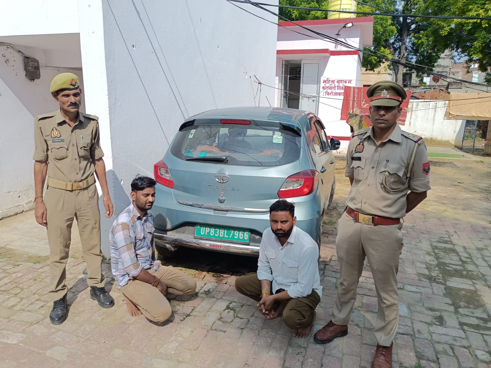 पुरानी मजार को क्षतिग्रस्त करने वाले दो अभियुक्तों को किया गिरफ्तार