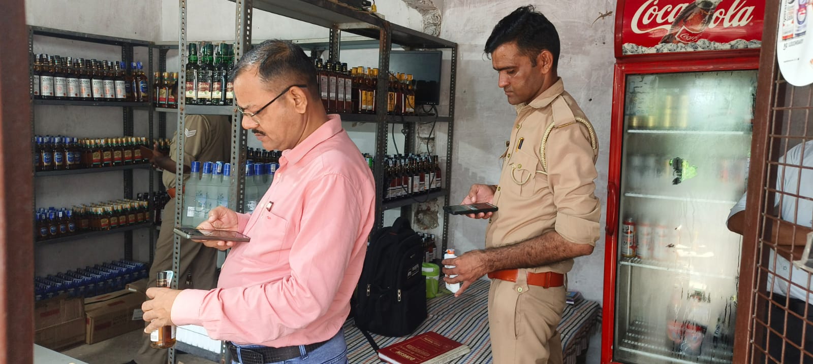 अबैध मदिरा की बिक्री के विरुद्ध चलाए जा रहा पवर्तन अभियान