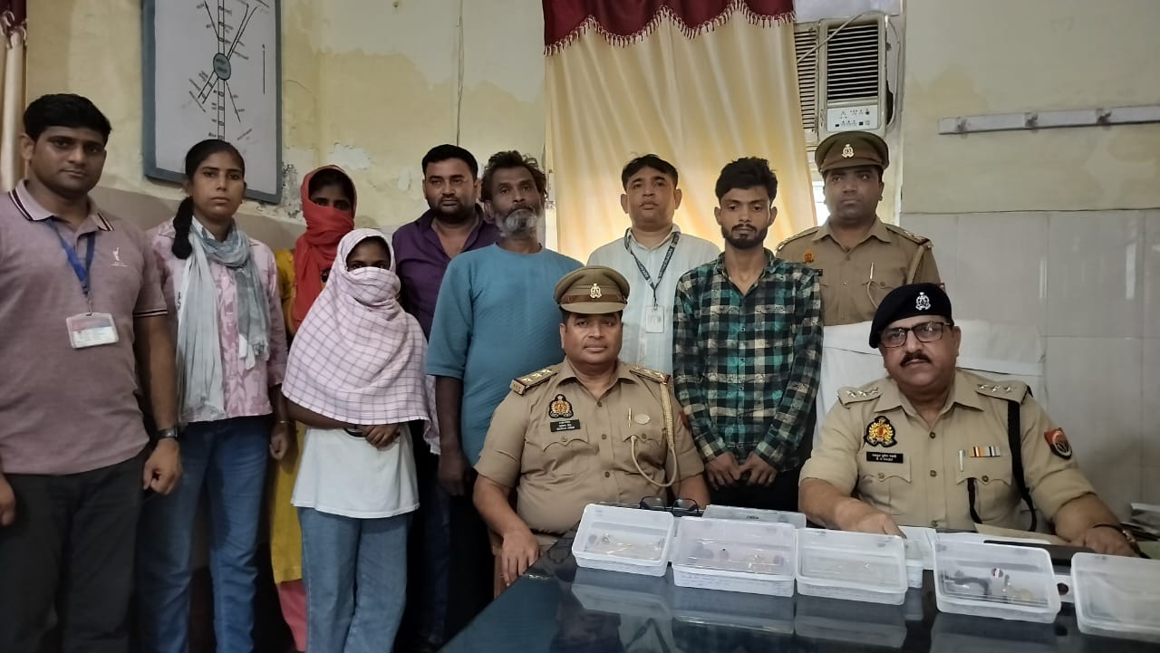 चोरी/छिनैती की घटना करने वाले शातिर अभियुक्तों के गैंग को थाना जीआरपी मथुरा जंक्शन टीम ने किया गिरफ्तार
