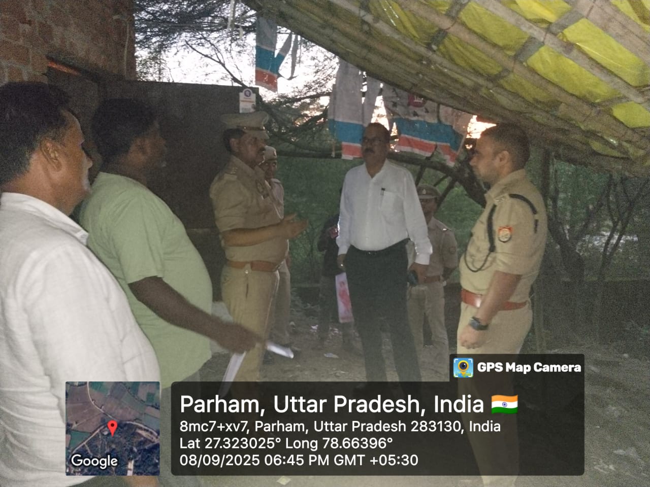 बरिष्ठ पुलिस अधीक्षक सौरभ दीक्षित के निर्देशन मे आतिशबाजी निर्माण मंडारण स्थलो का भौतिक निरीक्षण