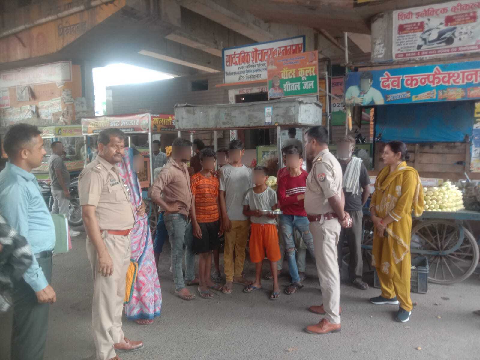 एंटी ह्यूमन ट्रैफिकिंग यूनिट द्वारा  बालश्रम करने वाले 06 बच्चों को किया गया रेस्क्यू