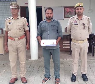 थाना मटसैना पुलिस टीम द्वारा एक अभियुक्त को मय अवैध असलाह के किया गिरफ्तार