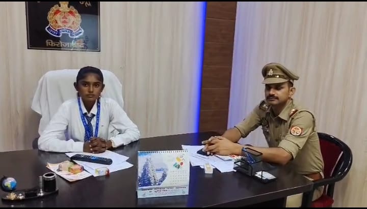 केआईईटी कॉलेज की छात्रा चांदनी राजपूत बनी एक दिन की थानाध्यक्ष मक्खनपुर
