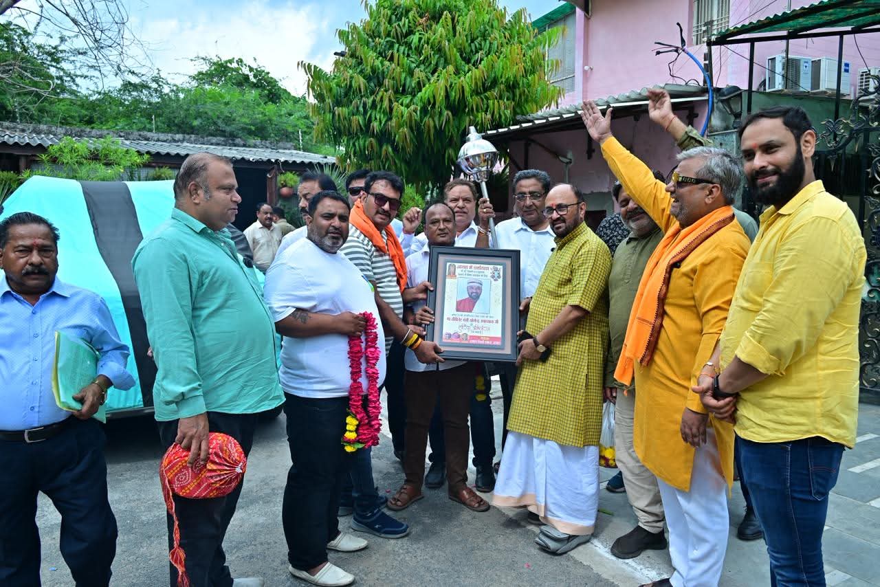 कैबिनेट मंत्री योगेंद्र उपाध्याय का सिंधी समाज ने किया स्वागत