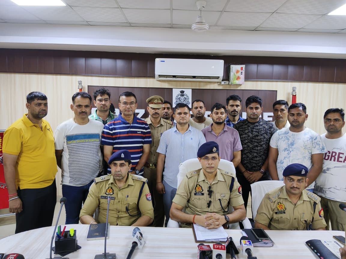 जीके कम्पनी की गाडी से कैश लूट की घटना को अंजाम देने वाले 06 शातिर लुटेरे गिरफ्तार