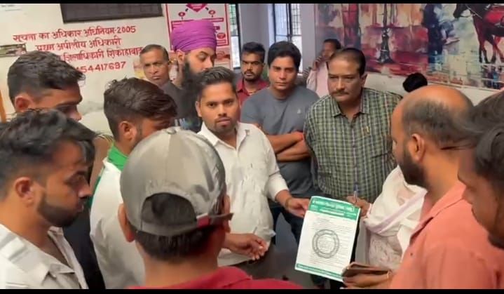 भारतीय किसान यूनियन के नेतत्व मे फिरोजाबाद तहसीलों में खाद्य सोसायटी दिया ज्ञापन
