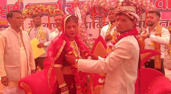 खाटूश्याम सामूहिक विवाह सेवा समिति द्वारा 42 वर बधू का विवाह सम्पन्न कराया गया