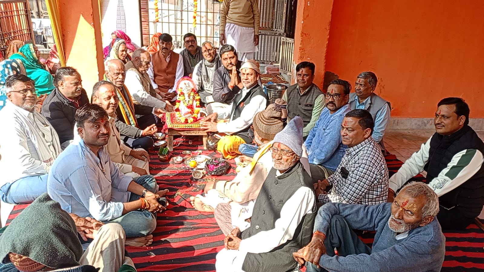 धूमधाम के साथ मनाया गया गणेश मंदिर का छठवाँ स्थापना दिवस समारोह