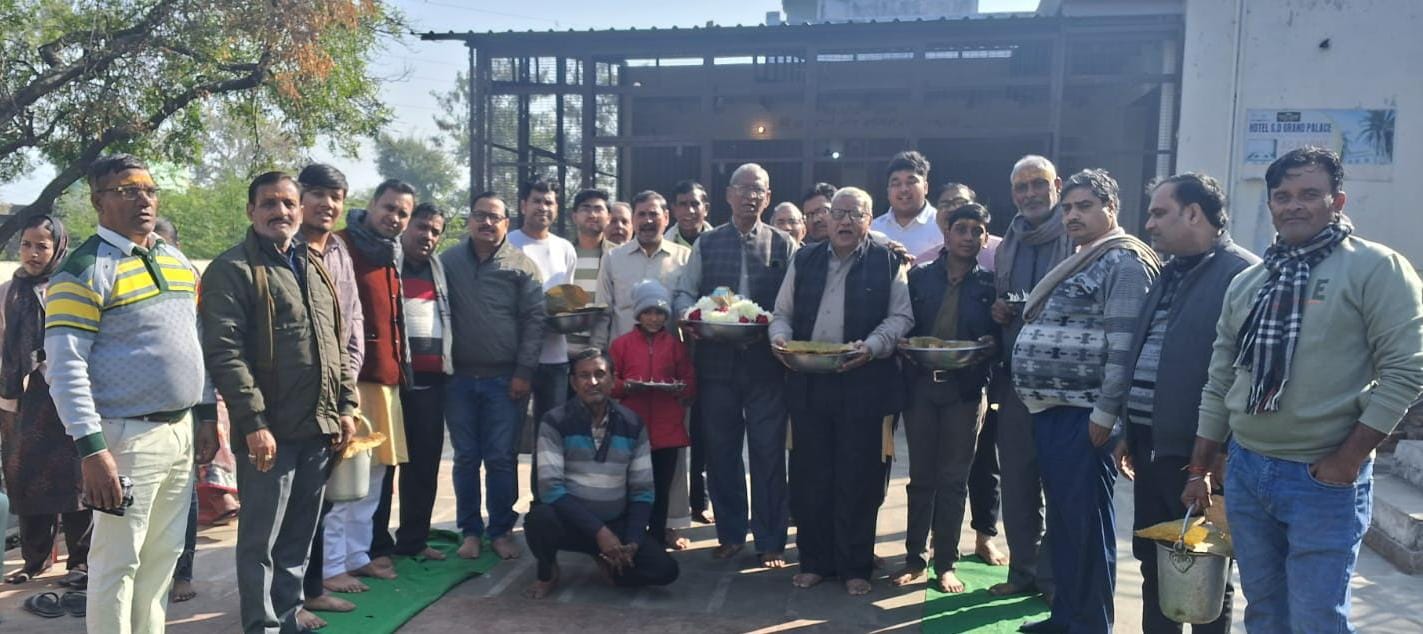 धूमधाम से निकली राधारानी मासिक पदयात्रा