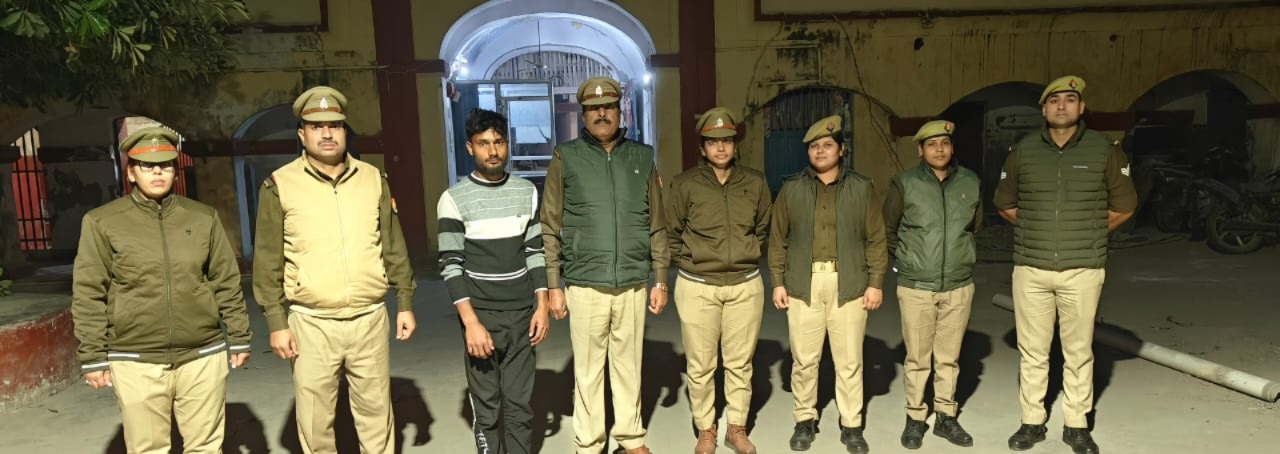सिरसागंज मय मिशन शक्ति पुलिस टीम द्वारा पॉक्सो एक्ट के वांछित अभियुक्त को किया गिरफ्तार