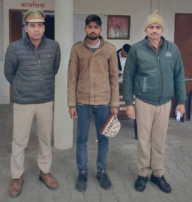 मटसैना पुलिस टीम द्वारा गैंगस्ट एक्ट में वांछित 01 अभियुक्त को किया गिरफ्तार