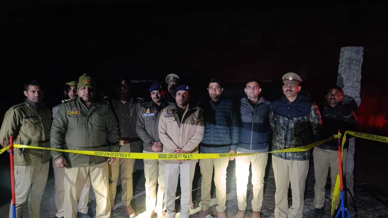 अभियुक्त ऋषभ को पुलिस मुठभेड़ के दौरान किया गया गिरफ्तार