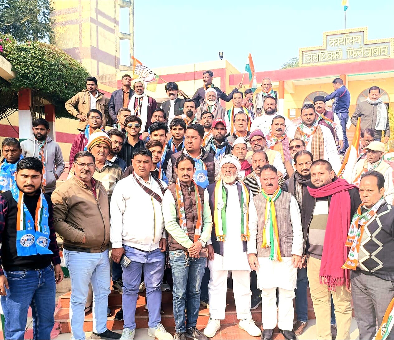 कांग्रेस पार्टी ने सरकार की दमनकारी नीतियों के खिलाफ विरोध प्रदर्शन किया