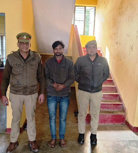 थाना बसई मौहम्मदपुर पुलिस टीम द्वारा पॉक्सो एक्ट में वाँछित अभियुक्त सचिन को किया गिरफ्तार