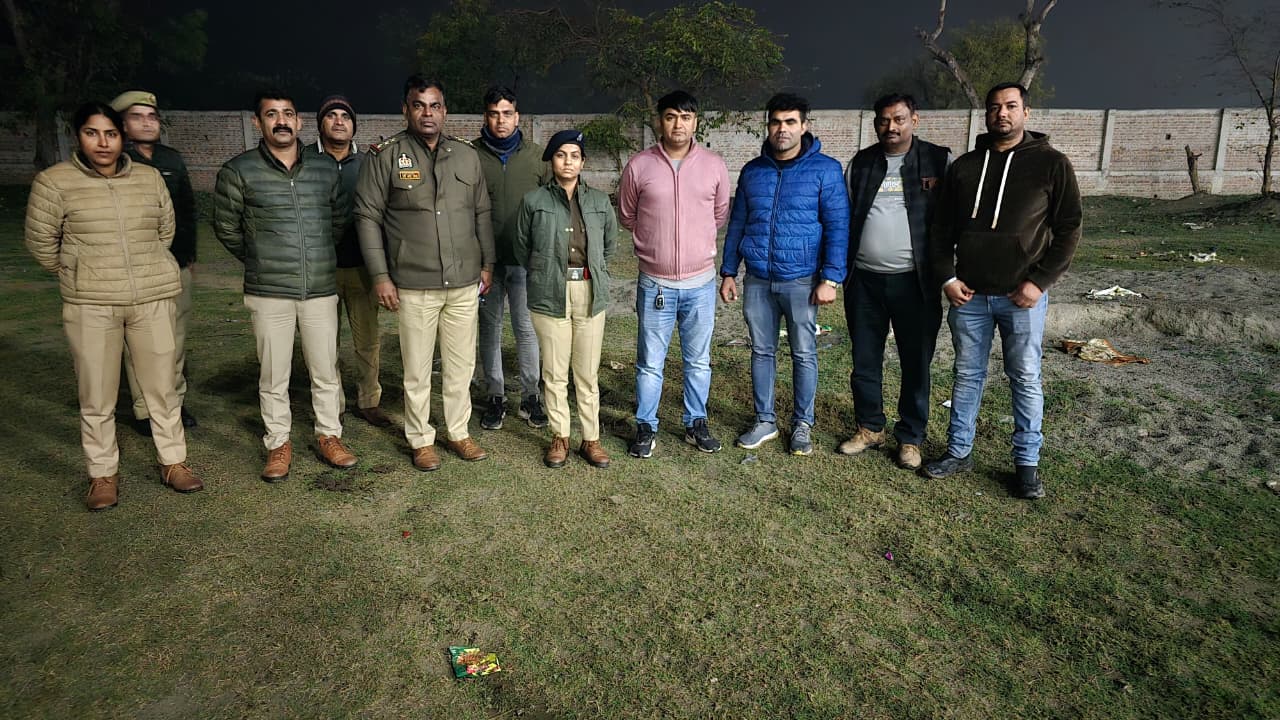 शातिर लुटेरों से पुलिस की हुई मुठभेड़, तीन गिरफ्तार