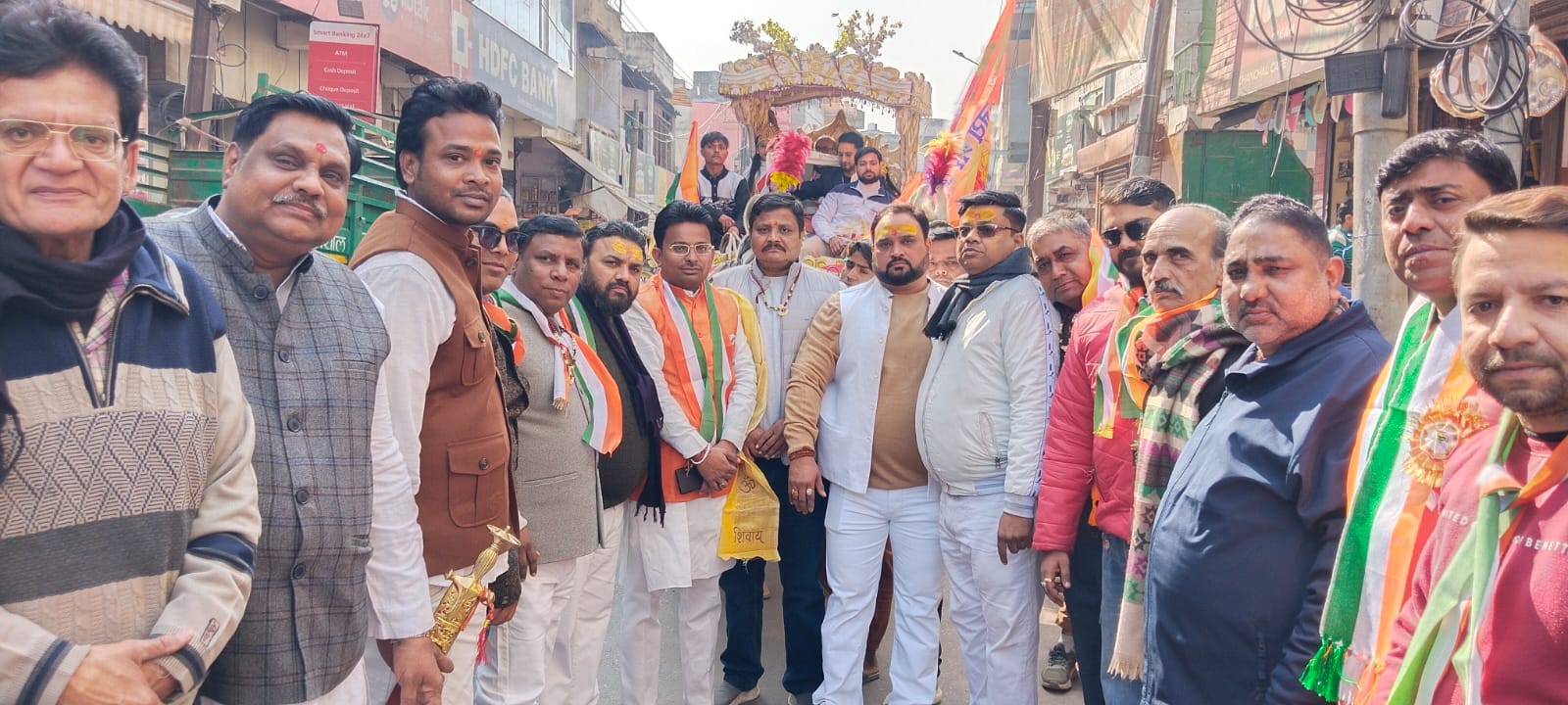 भाजपा मनकामेश्वर मंडल ने निकाली तिरंगा यात्रा