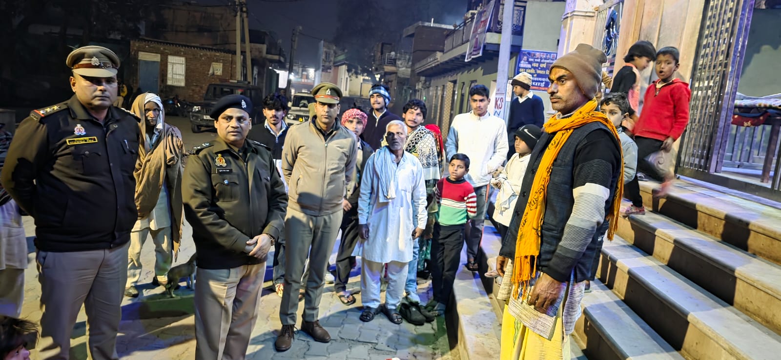 फॉलन गांव में एसपी ग्रामीण सुरेश चंद्र रावत ने किया निरीक्षण