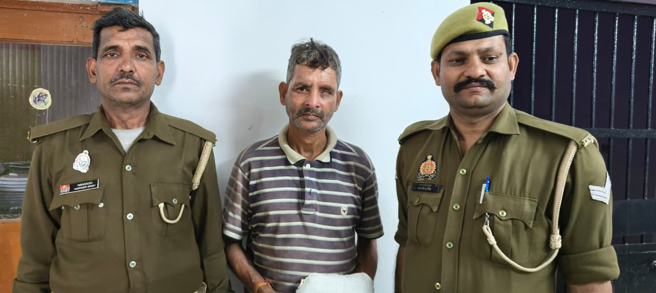 गोवर्धन पुलिस ने गांजा तस्कर को गिरफ्तार कर भेजा जेल