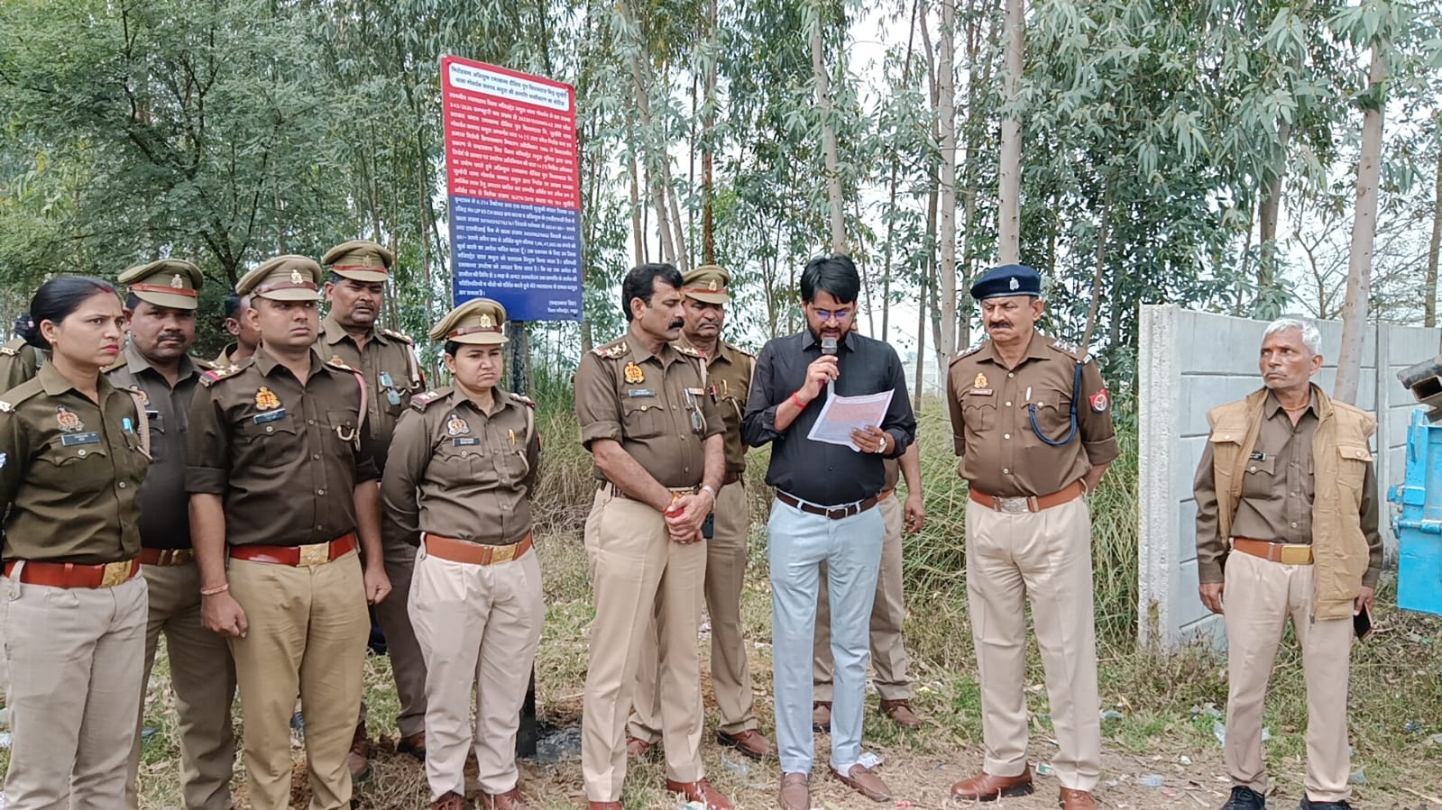 जुल्हेंदी गांव में गोवर्धन पुलिस की बड़ी कार्रवाई, चार आरोपियों की साढे तीन करोड रुपए की संपत्ति की कुर्क