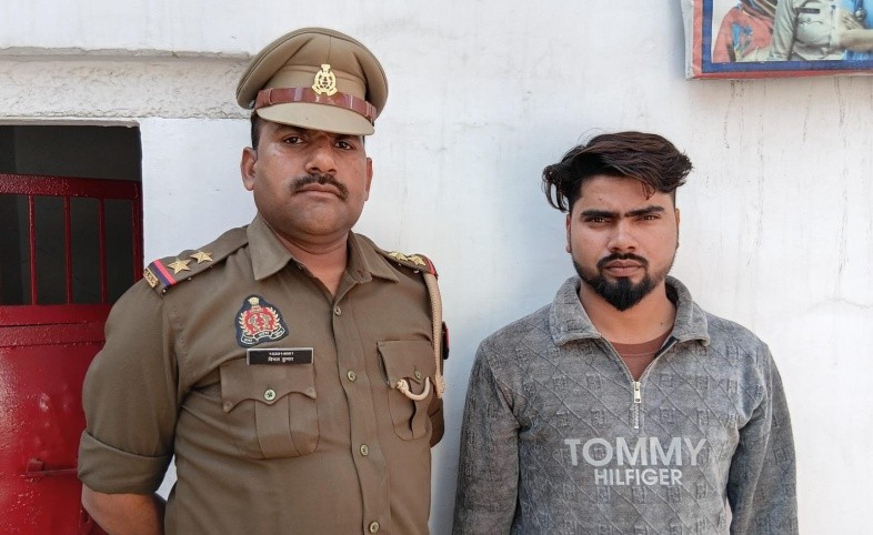 रसूलपुर पुलिस टीम द्वारा नाबालिक को बहला फुसलाकर ले जाने व उसके साथ दुष्कर्म करने वाले अभियुक्त जीतू को किया गिरफ्तार