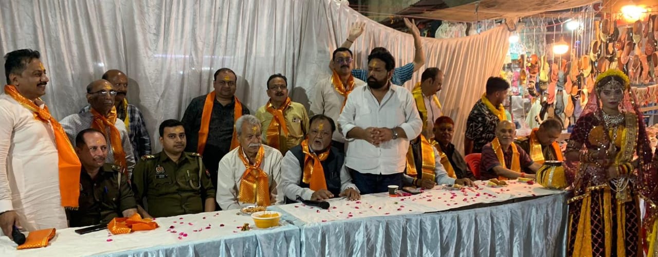 बिजली घर शिवाजी मार्केट में व्यापारियों ने उत्साहपूर्वक मनाया होली मिलन समारोह