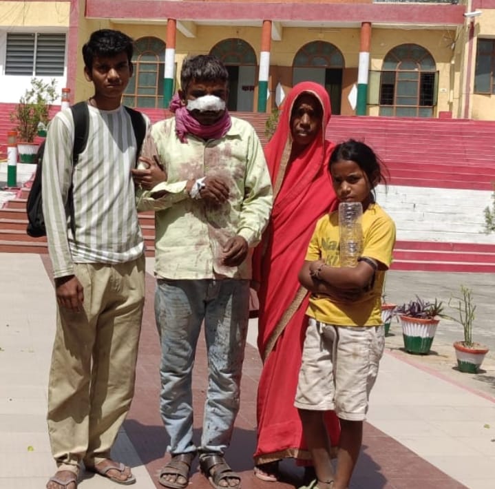 मजदूरी मांगने पर दंपति से मारपीट का आरोप, एसएसपी से शिकायत