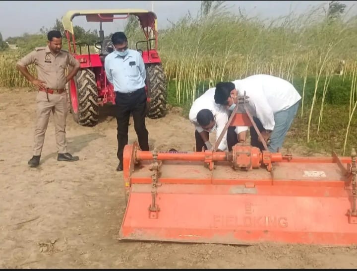 रोटावेटर की चपेट में आने से मासूम की मौत