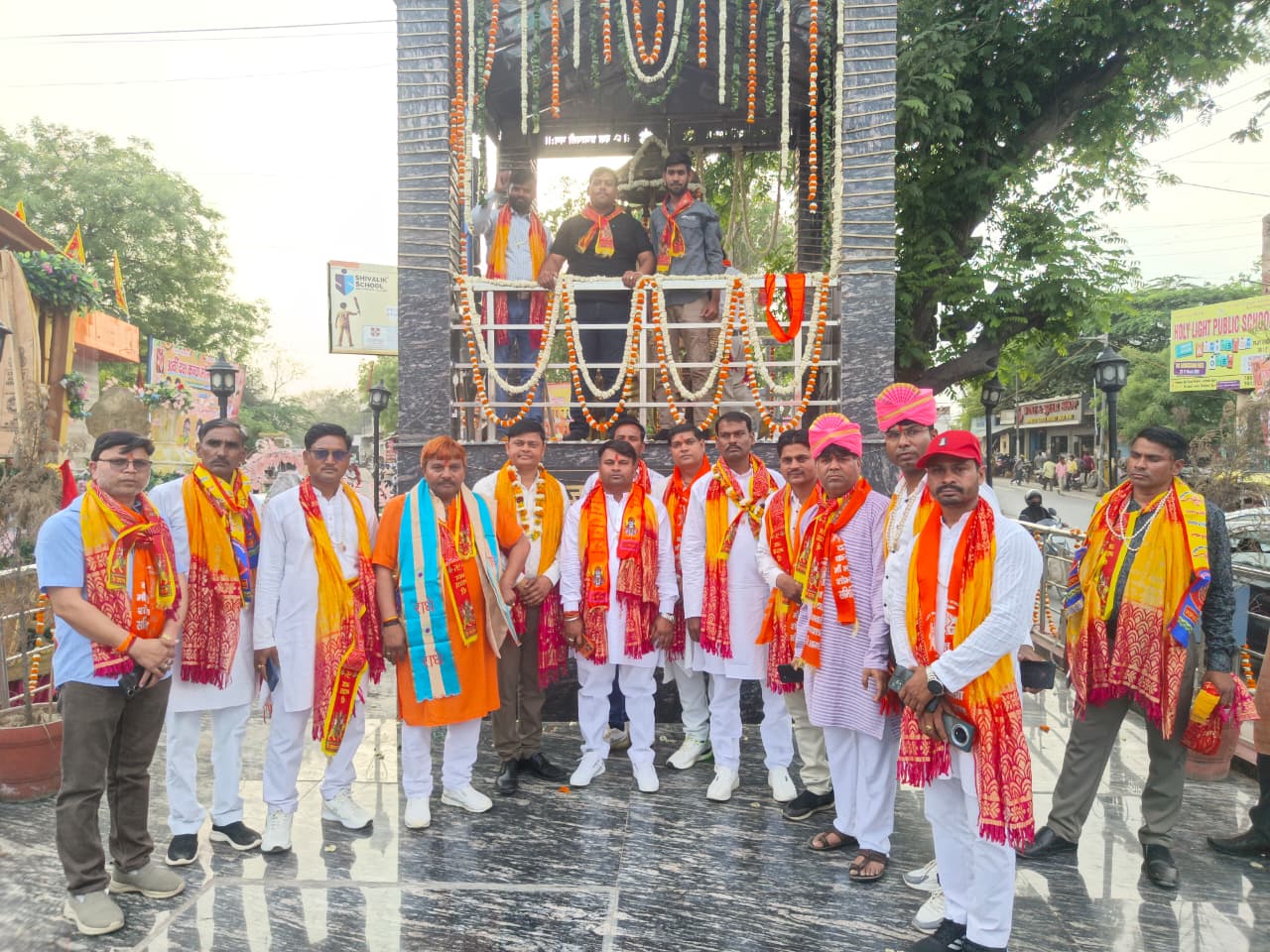 30वीं दक्ष कन्या प्रजापति समाज की भव्य झांकी का आयोजन