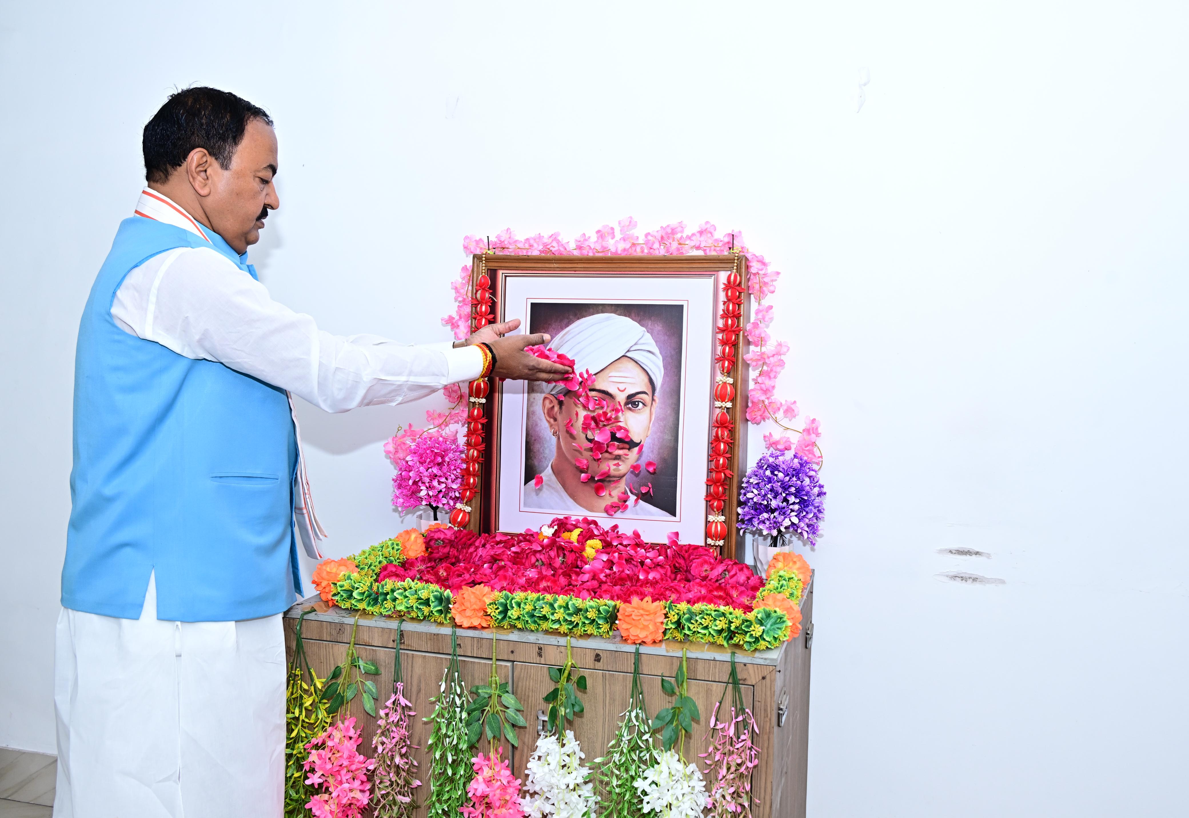 अमर शहीद मंगल पांडे का बलिदान राष्ट्रभक्ति और साहस का अमिट प्रतीक: केशव प्रसाद मौर्य