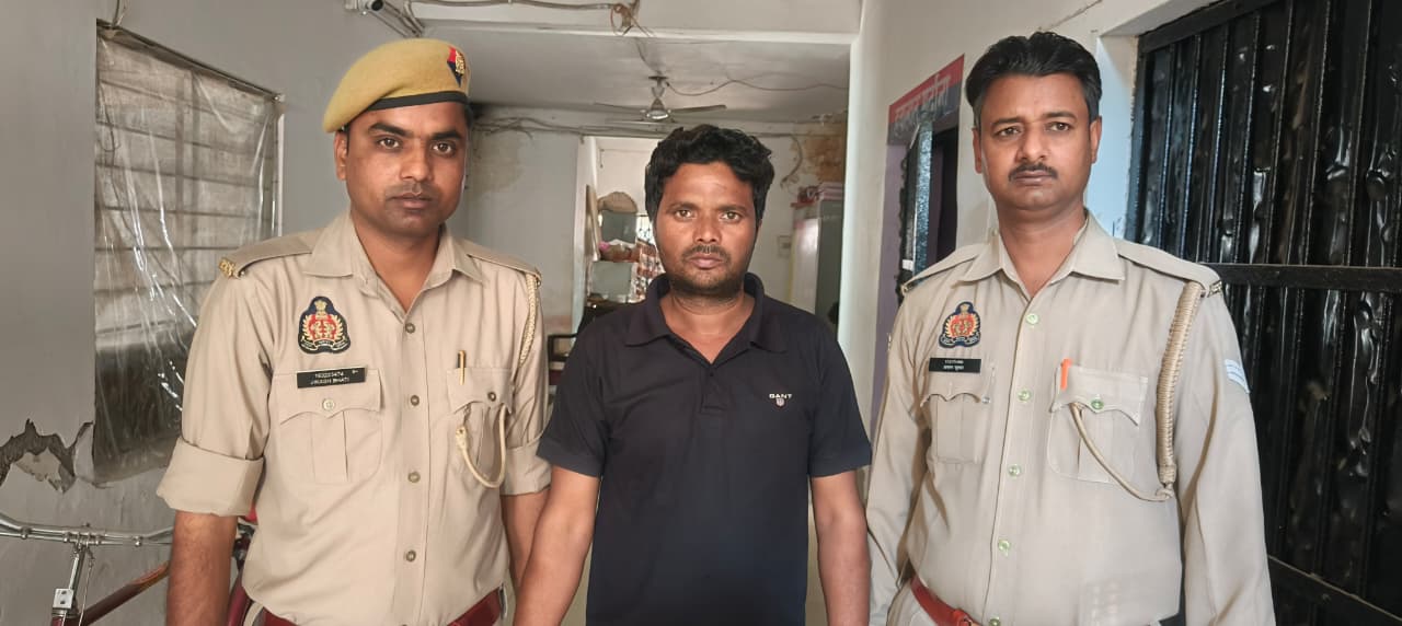 गोवर्धन पुलिस ने सायबर अपराध के फरारी को भेजा जेल