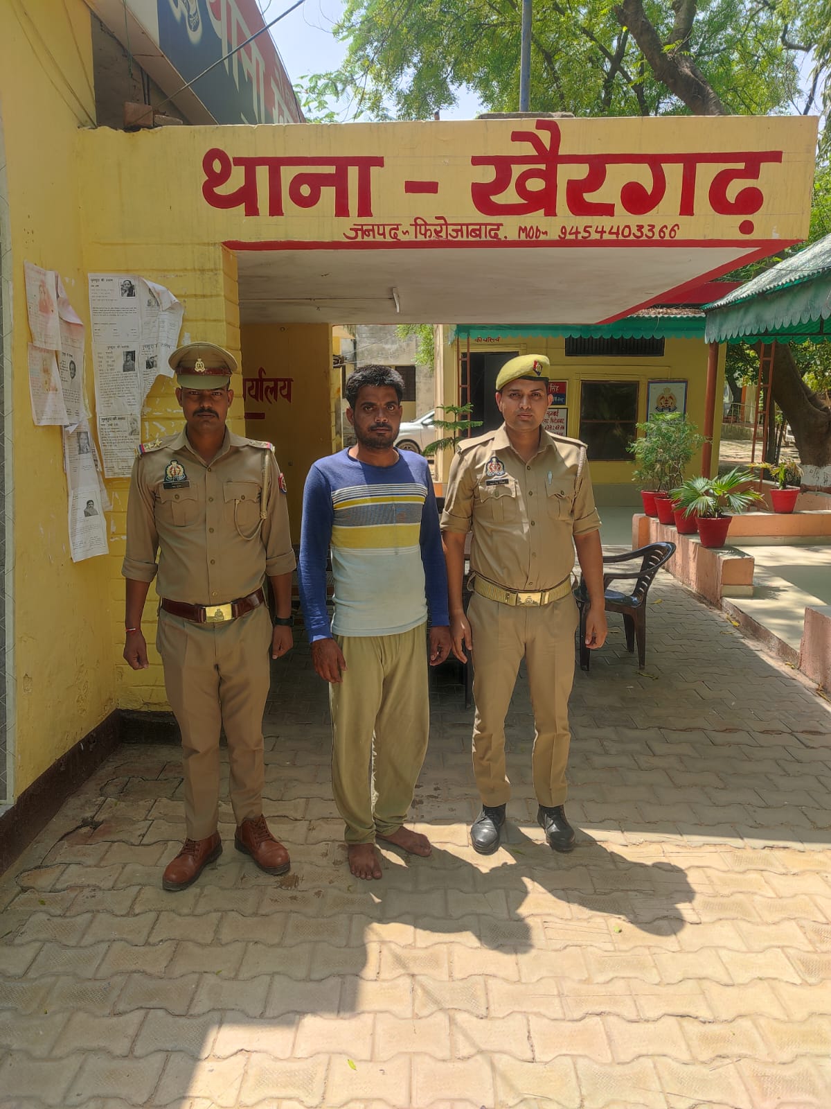 थाना खैरगढ़ पुलिस टीम के द्वारा 01 अभियुक्त को अवैध चाकू बरामदगी सहित किया गिरफ्तार