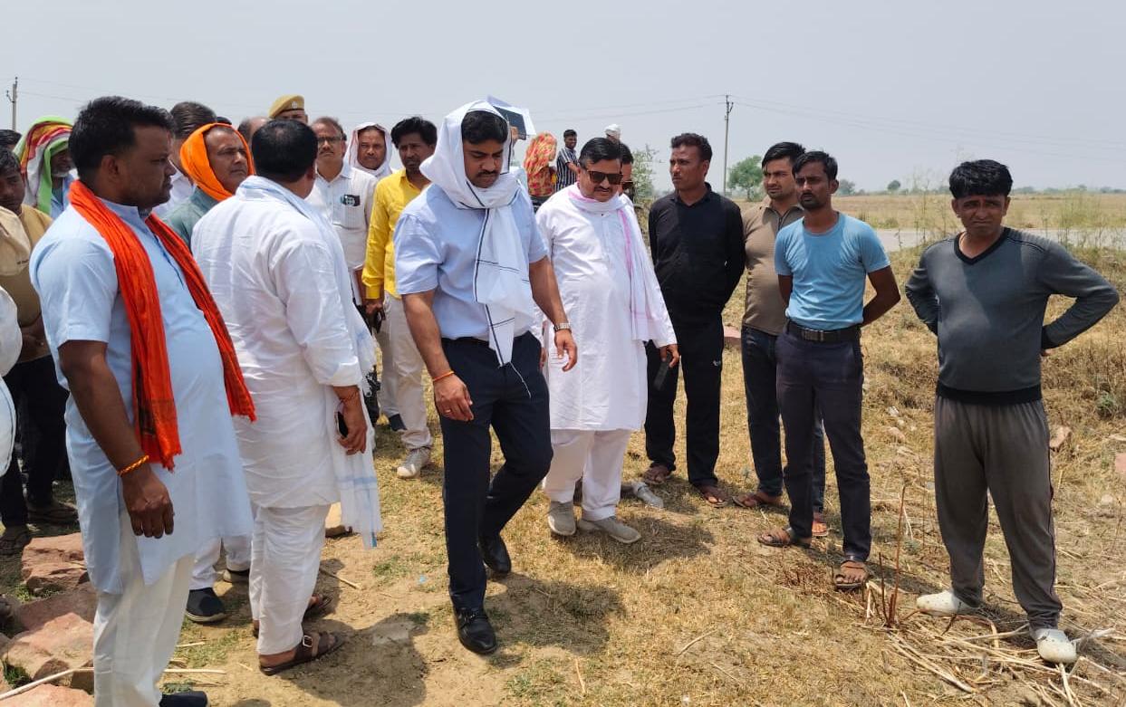 जिला कलेक्टर ने जारगा पहुंचकर तैयारियों का लिया जायजा