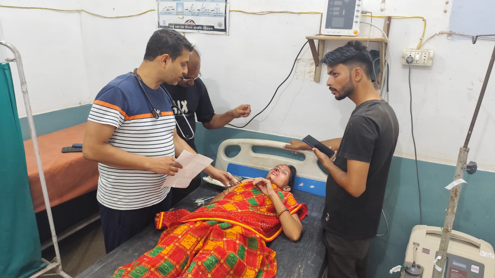 रोडवेज की टक्कर से भाई बहिन गम्भीर रूप से हुए घायल