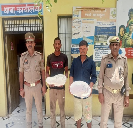 थाना महावन पुलिस ने चोरी के चोरी के मामले में 2 अभियुक्त किए  गिरफ्तार