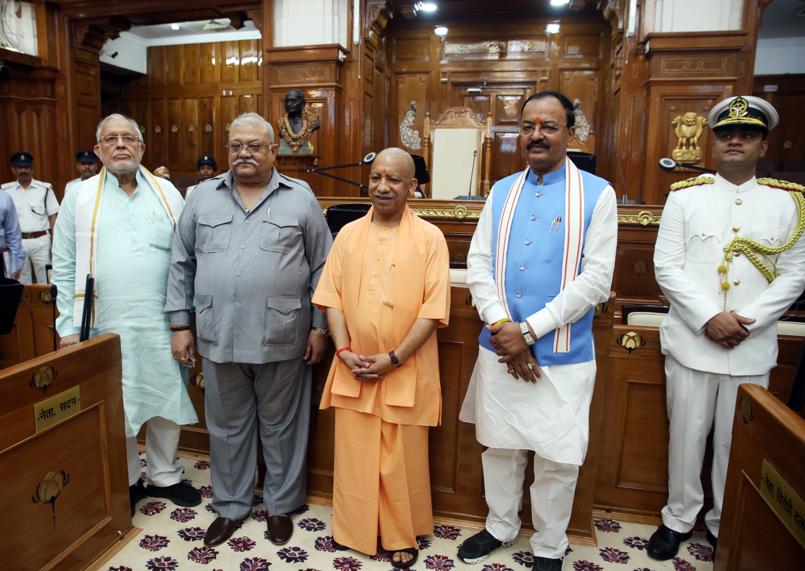 मुख्यमंत्री ने मुख्य भवन के भूतल पर स्थित नवीनीकृत कॉरिडोर किया शुभारंभ