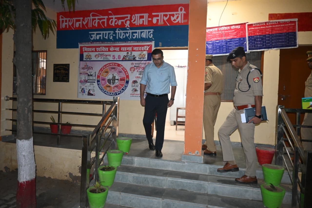 एसएसपी ने थाना नारखी का किया औचक निरीक्षण, अभिलेखों और व्यवस्थाओं की ली जानकारी