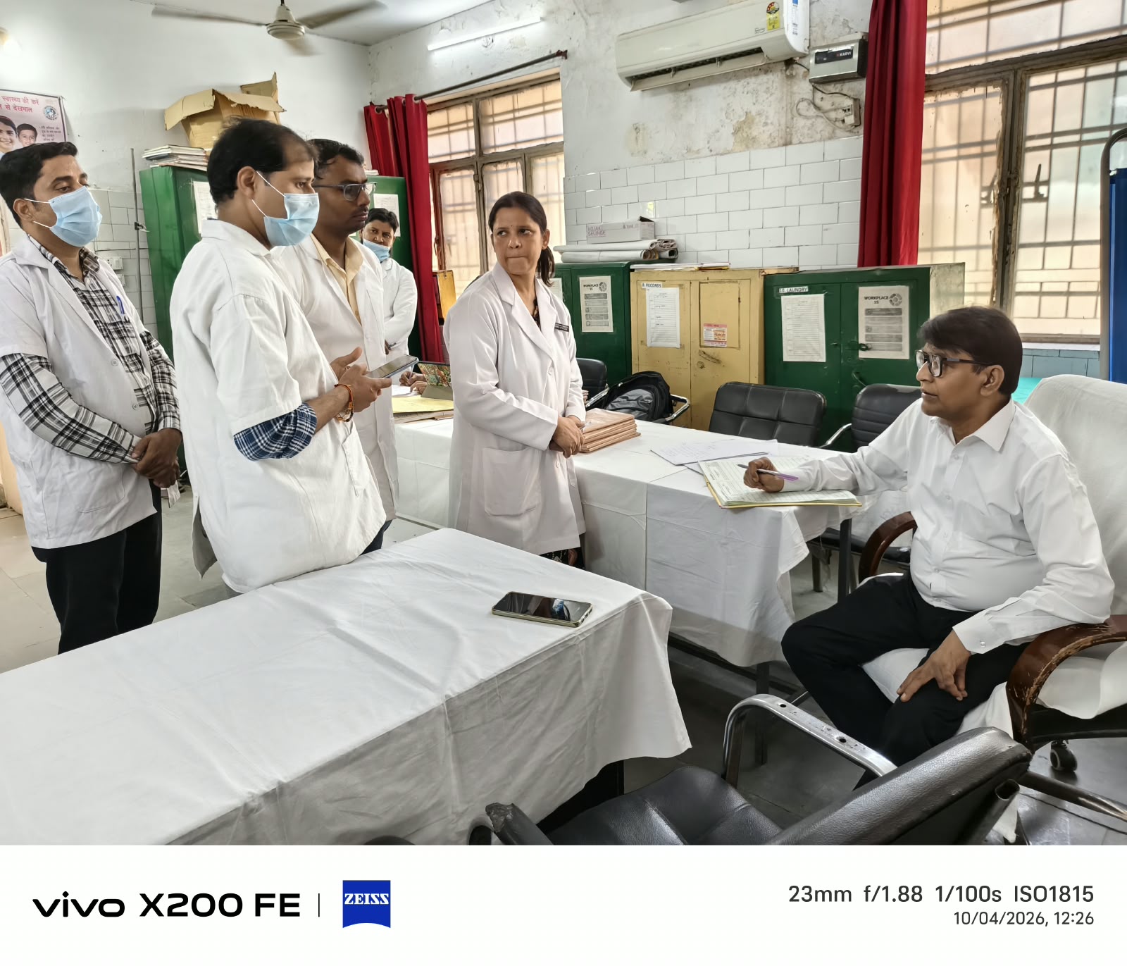 मुख्यमंत्री आरोग्य मेले का सीएमओ ने किया निरीक्षण, मरीजों को गुणवत्तापूर्ण सेवाएं देने के निर्देश