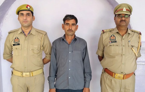 पत्नी की गोली मारकर हत्या करने का आरोपी भुवनेश उर्फ भोले गिरफ्तार, दो कारतूस बरामद
