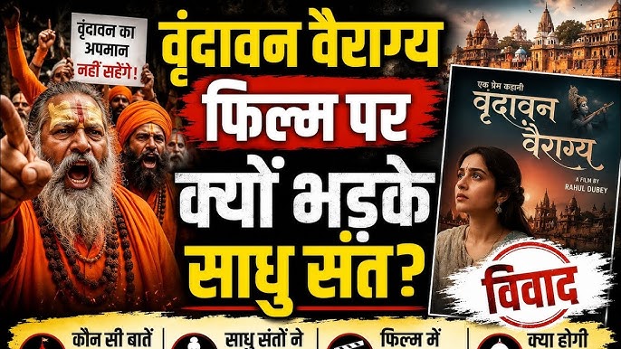 'वृंदावनी वैराग्य' फिल्म पर बरसे संत, मंच से भाषण देने वाले खुद पापों में लिप्त: महंत फूलडोल बिहारी दास